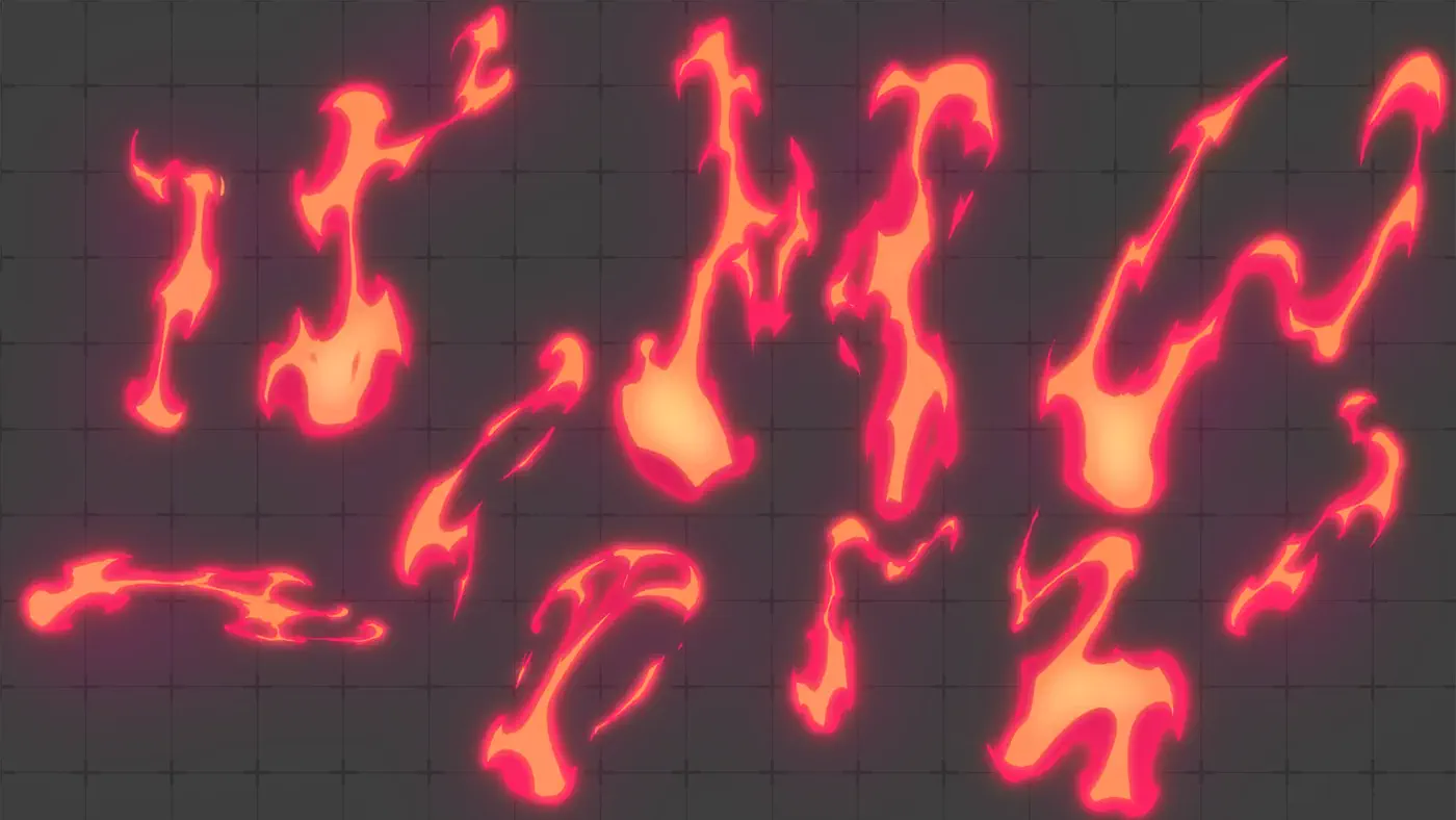 Reddish Flames